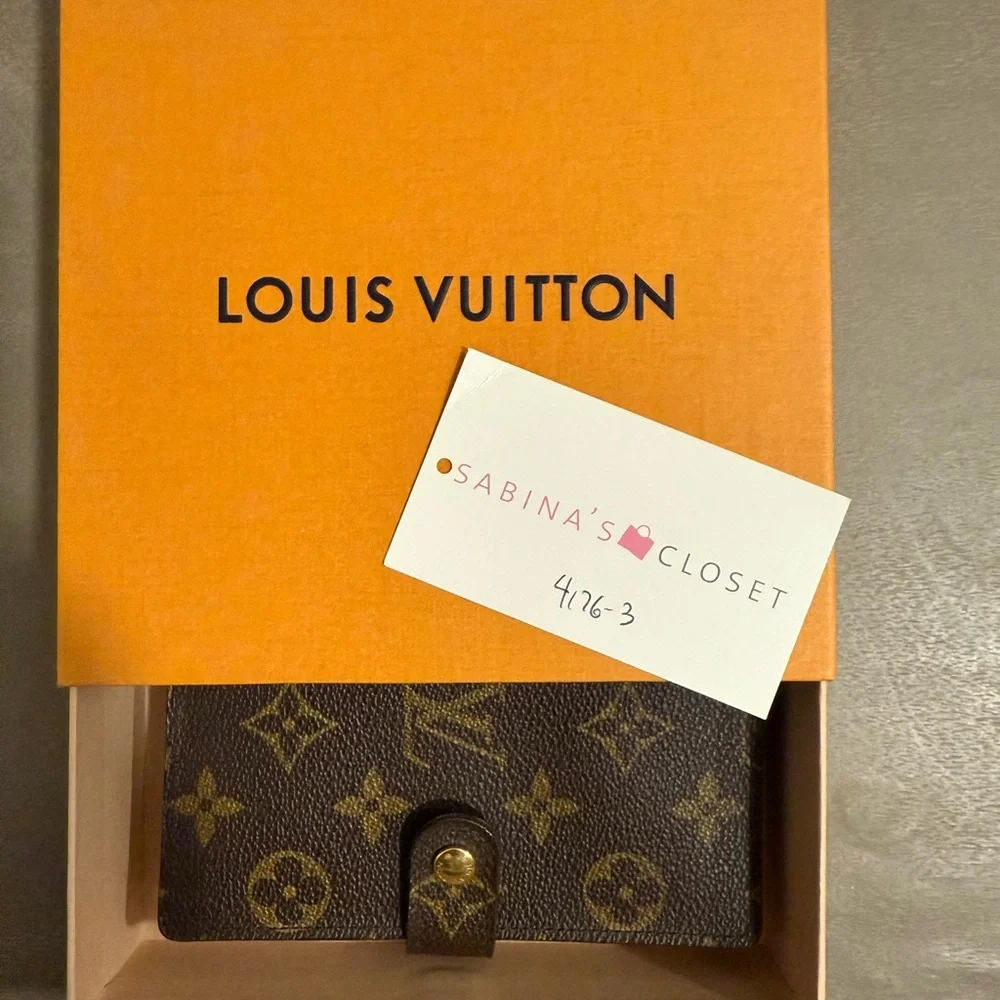 Louis Vuitton Monogram Small Ring Agenda Cover